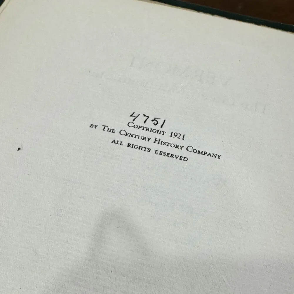History of Vermont The Green Mountain State Vol 1 Walter Hill Crockett 1921